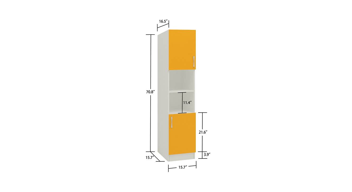 Roca bookshelf mango yellow 6
