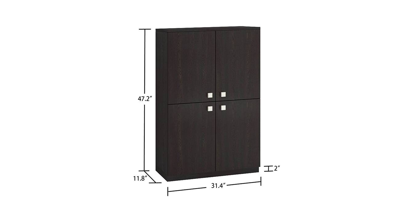 Romano bookshelf and file cabinet antique ebony 6