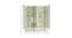 Palencia Wardrobe (Matte Laminate Finish, Misty Turquoise - Mango Yellow) by Urban Ladder - Image 1 Design 1 - 393917