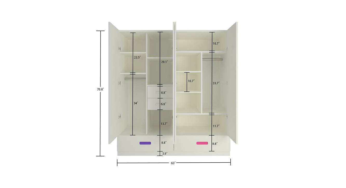 Renata kids wardrobe barbie pink lavender purple 7