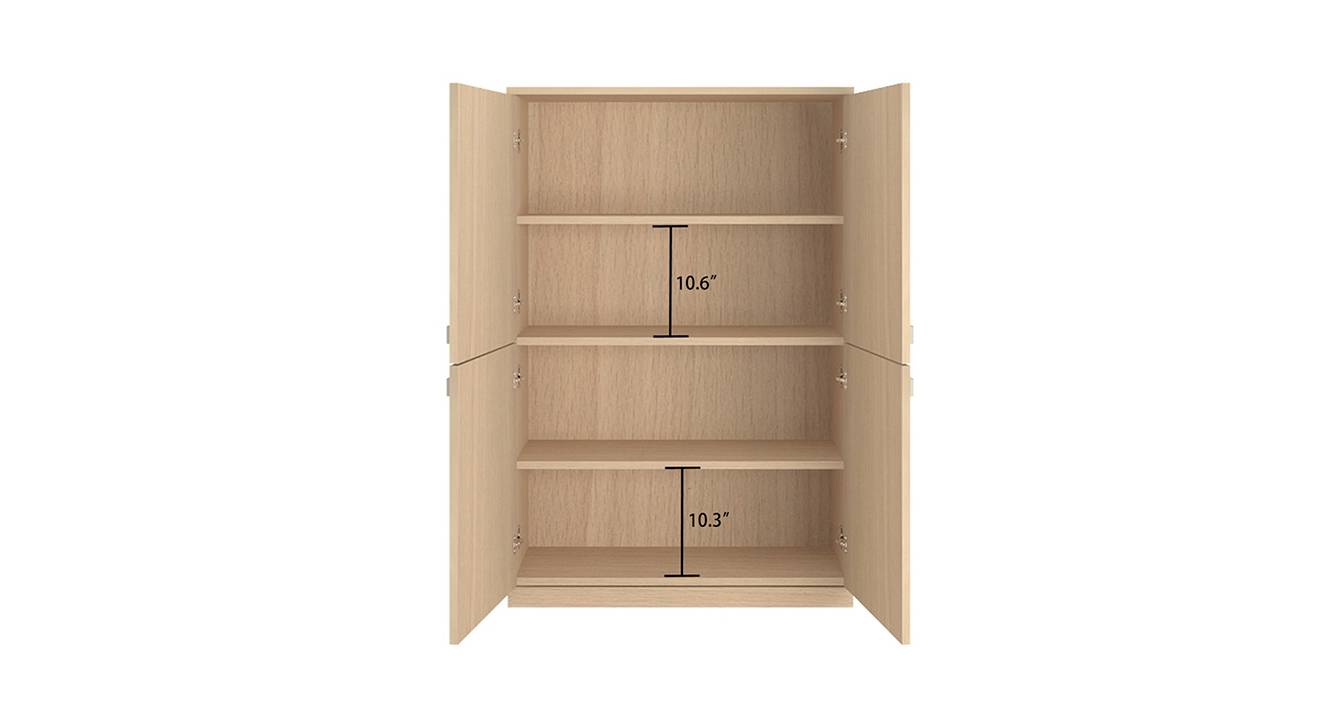 Romano bookshelf and file cabinet canadian maple 7
