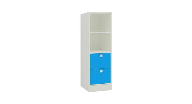 Kylee Bookshelf cum Storage Unit (Matte Laminate Finish, Azure Blue) by Urban Ladder - Front View Design 1 - 393964