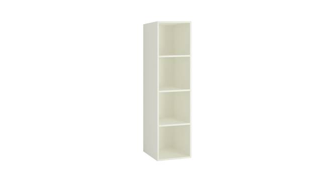Saratoga Bookshelf cum Display Unit (Ivory, Matte Laminate Finish) by Urban Ladder - Front View Design 1 - 393971