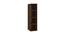 Saratoga Bookshelf cum Display Unit (Matte Laminate Finish, Coffee Walnut) by Urban Ladder - Front View Design 1 - 393972