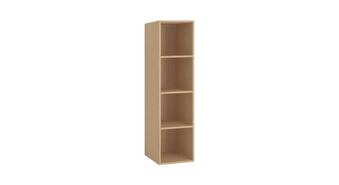 Saratoga Bookshelf cum Display Unit (Matte Laminate Finish, Canadian Maple) by Urban Ladder - Front View Design 1 - 393973