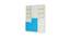 Arcadia Wardrobe (Matte Laminate Finish, Azure Blue - Light Orange) by Urban Ladder - Rear View Design 1 - 393975
