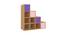 Lyra Storage Cabinet (Matte Laminate Finish, Lavender Purple - English Pink) by Urban Ladder - Front View Design 1 - 394041