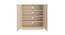 Primera Shoe Rack (Matte Laminate Finish, Bronze Cambric) by Urban Ladder - Rear View Design 1 - 394042