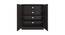 Primera Shoe Rack (Matte Laminate Finish, Antique Ebony) by Urban Ladder - Rear View Design 1 - 394044