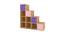 Lyra Storage Cabinet (Matte Laminate Finish, Lavender Purple - English Pink) by Urban Ladder - Rear View Design 1 - 394049