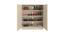 Primera Shoe Rack (Matte Laminate Finish, Bronze Cambric) by Urban Ladder - Design 1 Side View - 394050