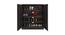 Primera Shoe Rack (Matte Laminate Finish, Antique Ebony) by Urban Ladder - Design 1 Side View - 394052