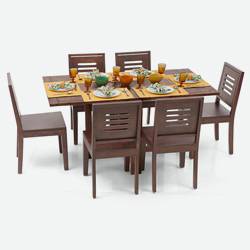 6 seater folding dining discount table and chairs