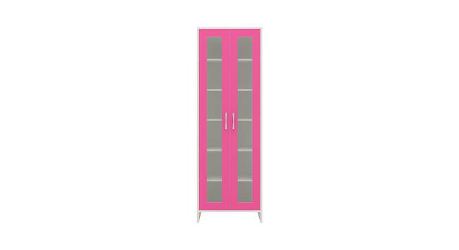 Jazlyn Bookshelf cum Storage Unit (Matte Laminate Finish, Barbie Pink) by Urban Ladder - Cross View Design 1 - 394071