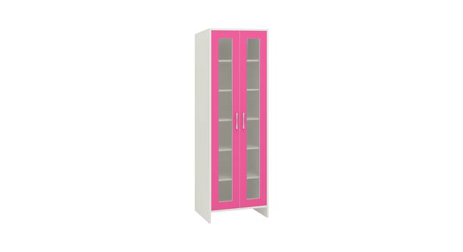 Jazlyn Bookshelf cum Storage Unit (Matte Laminate Finish, Barbie Pink) by Urban Ladder - Front View Design 1 - 394072