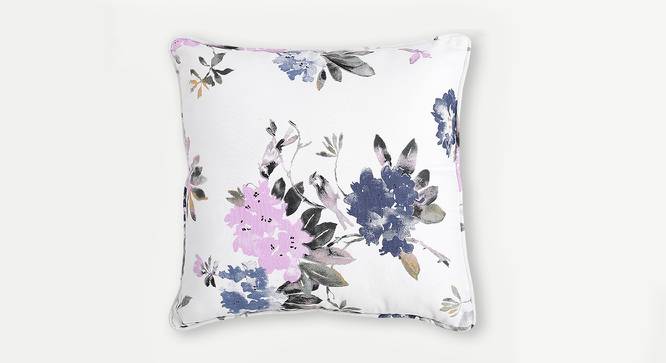 Arian Cushion Cover - Set of 2 (30 x 30 cm  (12" X 12") Cushion Size, Purple & White) by Urban Ladder - Front View Design 1 - 394126
