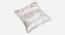 Aubree Cushion Cover - Set of 2 (41 x 41 cm  (16" X 16") Cushion Size, Brown & White) by Urban Ladder - Cross View Design 1 - 394144