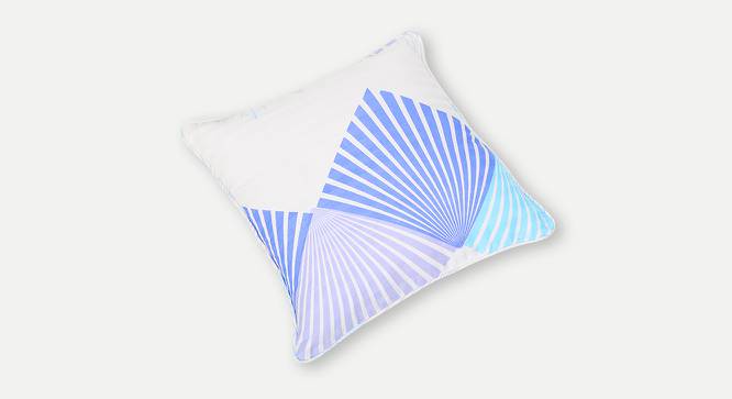Bentley Cushion Cover - Set of 2 (White, 41 x 41 cm  (16" X 16") Cushion Size) by Urban Ladder - Cross View Design 1 - 394212