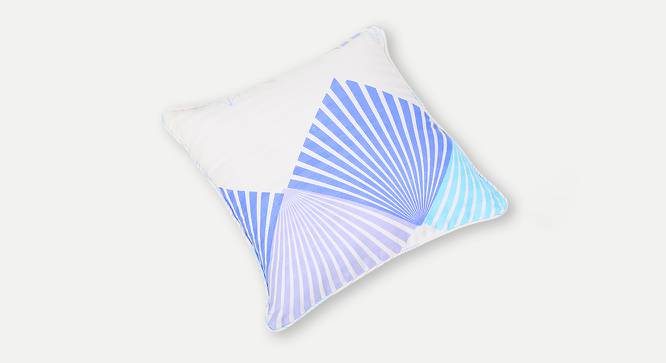 Avril Cushion Cover - Set of 2 (White, 51 x 51 cm  (20" X 20") Cushion Size) by Urban Ladder - Cross View Design 1 - 394215