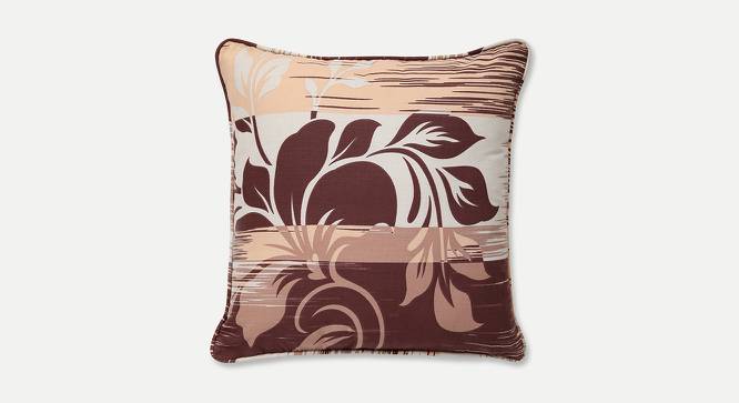 Chana Cushion Cover - Set of 2 (30 x 30 cm  (12" X 12") Cushion Size, Brown - Magenta) by Urban Ladder - Front View Design 1 - 394253