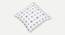 Damon Cushion Cover - Set of 2 (51 x 51 cm  (20" X 20") Cushion Size, Brown & White) by Urban Ladder - Cross View Design 1 - 394341
