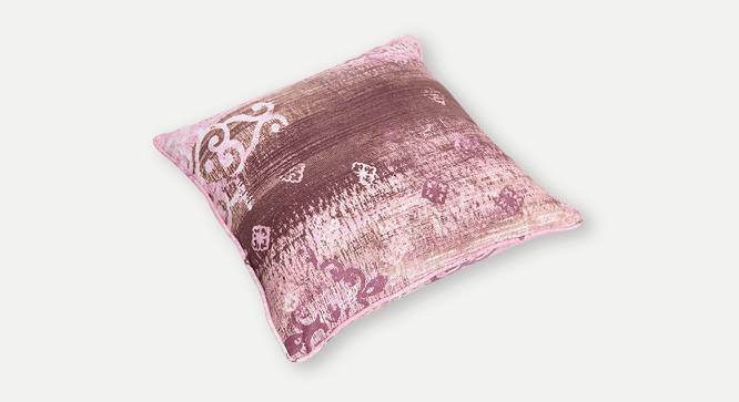 Cody Cushion Cover - Set of 2 (61 x 61 cm  (24" X 24") Cushion Size, White & Pink) by Urban Ladder - Cross View Design 1 - 394345
