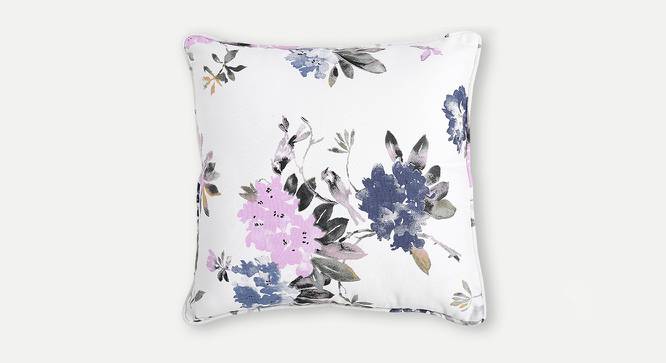Iero Cushion Cover - Set of 2 (41 x 41 cm  (16" X 16") Cushion Size, Purple & White) by Urban Ladder - Front View Design 1 - 394391