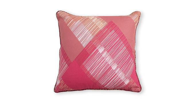 Kaiyote Cushion Cover - Set of 2 (61 x 61 cm  (24" X 24") Cushion Size, Brown & Peach) by Urban Ladder - Front View Design 1 - 394395