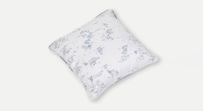 Everly Cushion Cover - Set of 2 (30 x 30 cm  (12" X 12") Cushion Size, Grey & White) by Urban Ladder - Cross View Design 1 - 394400