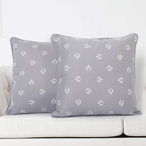 Lourdes cushion cover set of 2 greywhite lp