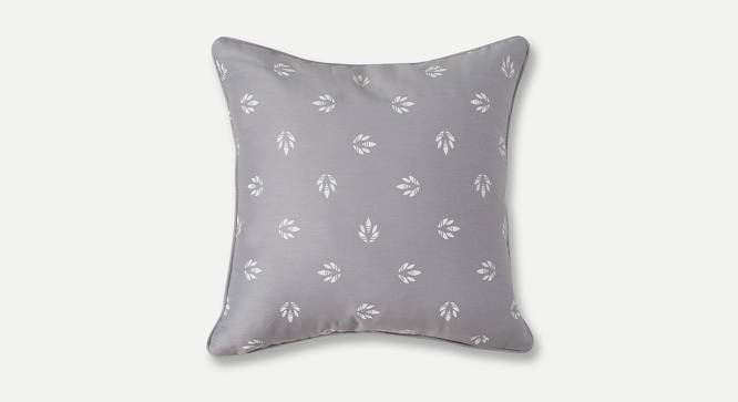 Pauw Cushion Cover - Set of 2 (41 x 41 cm  (16" X 16") Cushion Size, Grey & White) by Urban Ladder - Front View Design 1 - 394513