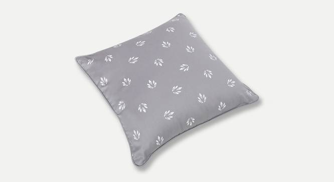Pauw Cushion Cover - Set of 2 (41 x 41 cm  (16" X 16") Cushion Size, Grey & White) by Urban Ladder - Cross View Design 1 - 394527