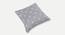 Lourdes Cushion Cover - Set of 2 (Grey & White, 51 x 51 cm  (20" X 20") Cushion Size) by Urban Ladder - Cross View Design 1 - 394531