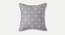 Ruger Cushion Cover - Set of 2 (61 x 61 cm  (24" X 24") Cushion Size, Grey & White) by Urban Ladder - Front View Design 1 - 394639