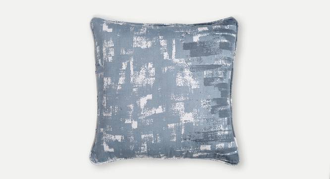 Walter Cushion Cover - Set of 2 (61 x 61 cm  (24" X 24") Cushion Size, Grey & White) by Urban Ladder - Front View Design 1 - 394703