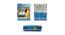 Aloe Bedsheet Set (Blue, King Size) by Urban Ladder - Design 1 Close View - 394780