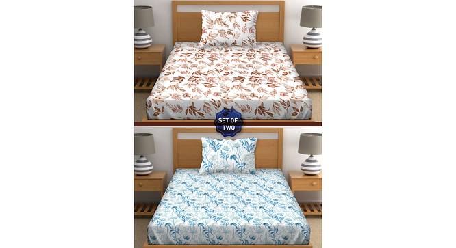 Carver Bedsheet Set of 2 (Single Size) by Urban Ladder - Front View Design 1 - 395056