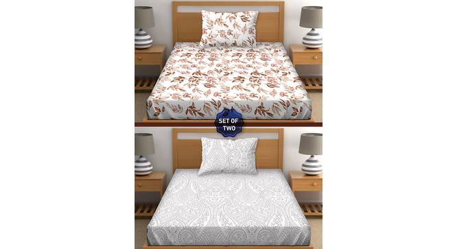 Edie Bedsheet Set of 2 (Single Size) by Urban Ladder - Front View Design 1 - 395202