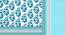 Flory Bedsheet Set (Blue, King Size) by Urban Ladder - Rear View Design 1 - 395357