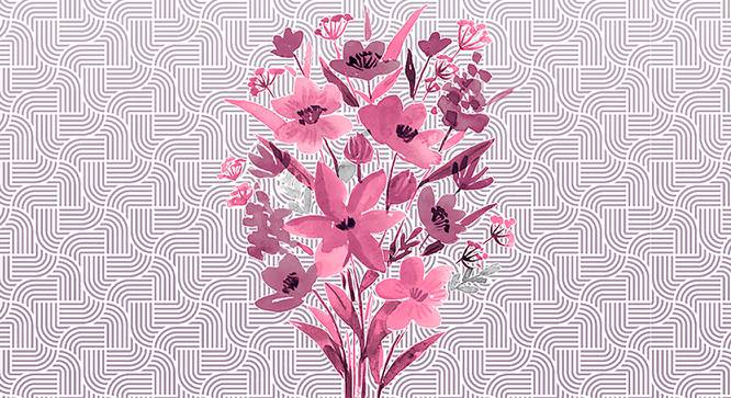 Bristol Bedsheet Set (Pink, King Size) by Urban Ladder - Cross View Design 1 - 395544
