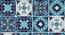 Jola Bedsheet Set (Blue, King Size) by Urban Ladder - Rear View Design 1 - 395564