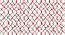 Talon Bedsheet Set (Red, King Size) by Urban Ladder - Cross View Design 1 - 396359