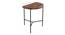 Lopez Side Table (Teak Finish, Black) by Urban Ladder - Front View Design 1 - 396667