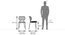 Joyce Balcony Chair - Set of 2 (Black) by Urban Ladder - Design 1 Dimension - 396677