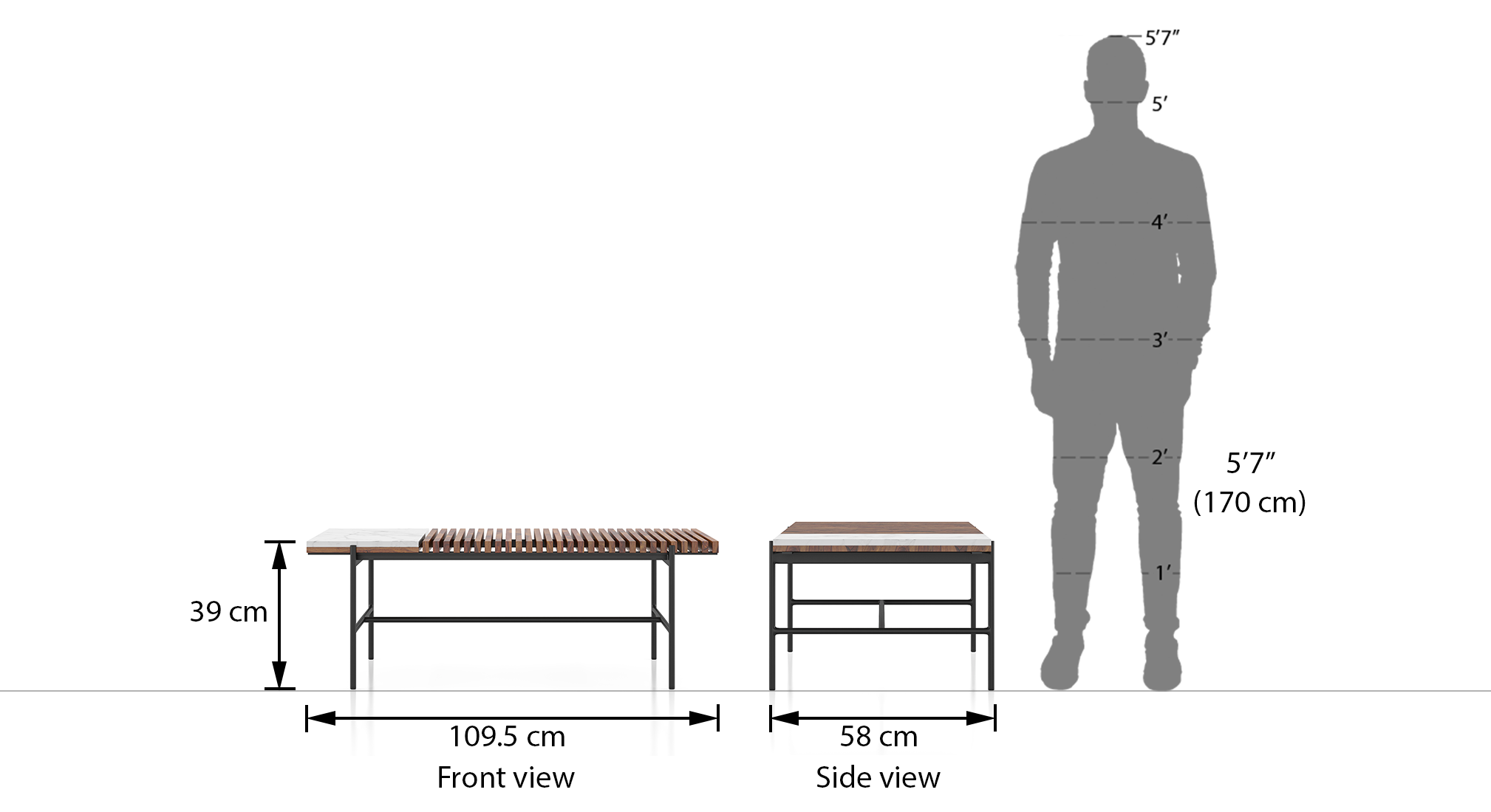 Lopez coffee table teak 6