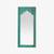 Jaryl standing mirror teal blue distressed lp