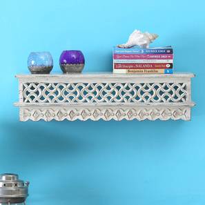 Wall Decors Design White Solid Wood Wall Accent