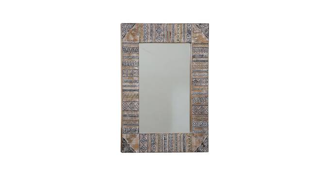 David Wall Mirror (Simple Configuration, Rectangle Mirror Shape) by Urban Ladder - Front View Design 1 - 396740