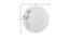 Horace Dinner Set (White) by Urban Ladder - Design 1 Dimension - 396981