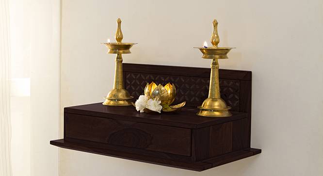 Devoto Prayer Shelf (Mahogany Finish) by Urban Ladder - - 39701